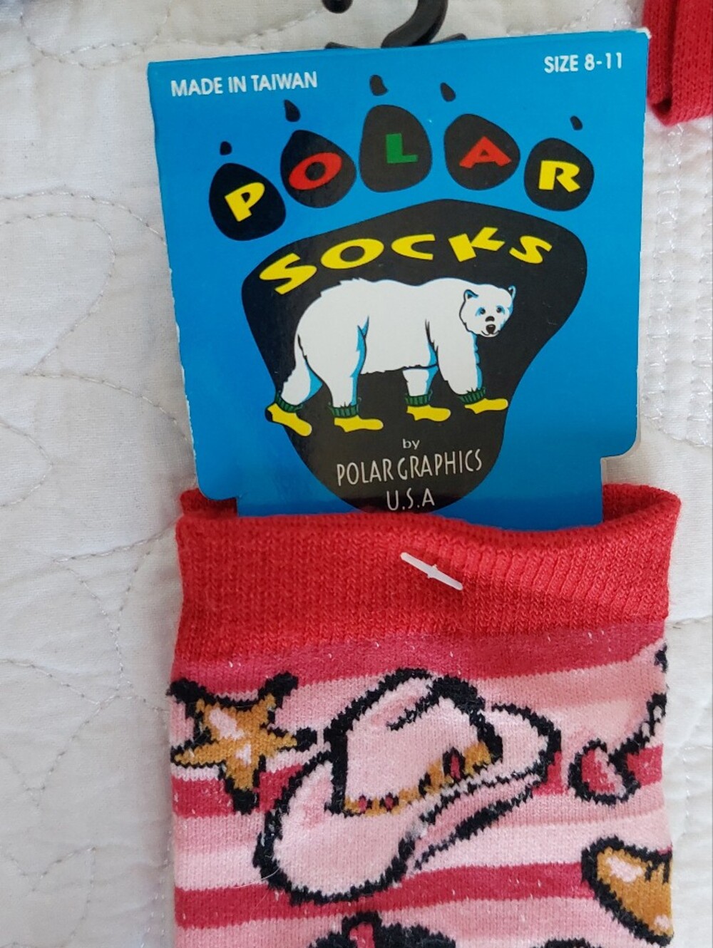 4 Sets Of Cowgirl/ BoyWestern Socks NOS Size Range 8 To 11 Rodeo Southwest Cute! - Picture 13 of 16